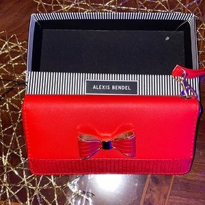 Woman wallet red color